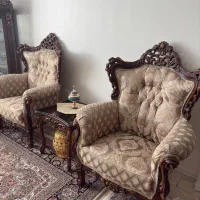 مبلمان ومیزنهاری خوری ۸نفره چوب گردو