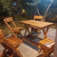 میز و صندلی تاشو (کمپینگ و کافه ای)|میز و صندلی غذاخوری|فیروزآباد (فارس), |دیوار