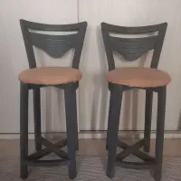 حراج لوازم خانه صندلی اپن طوسی جفت ۱ونیم