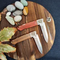 چاقو جیبی ضامندار استیل دستساز شفیعی طرح ترامنتینا