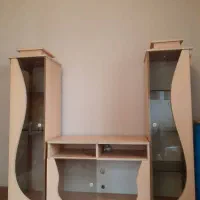 دو عدد میز tv یکی شیشه ای یکی mdfمدل پرستویی|میز تلویزیون|رشت, پل تالشان|دیوار