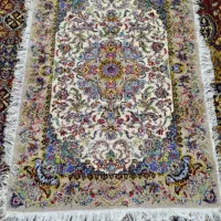 فرش ابریشم زرع نیم