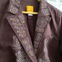 کت کتان زنانه رنگ سال|لباس|شهریار, شهریار|دیوار