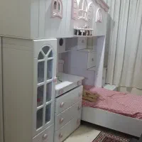تخت خواب دوطبقه دخترانه