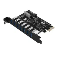 کارت هاب حرفه‌ای USB 3.2 اوریکو ۷ پورت