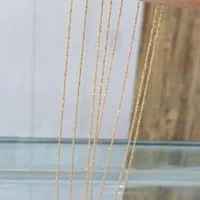 زنجیر طنابی 1 گرمی|جواهرات|قم, نیروگاه|دیوار