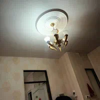 لوستر سه قلو هرکدوم6شاخه شیشه هرشاخه هم روشه|لوستر و چراغ آویز|نسیم‌شهر, |دیوار