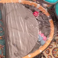 تخت نوزاد گهواره ای و کریر  نینی لالایی  تشک بازی|تخت و صندلی بچه|کرج, ساماندهی|دیوار