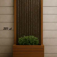 فلاورباکس آبنما ترموود|گل و گیاه طبیعی|پردیس, فاز ۴|دیوار