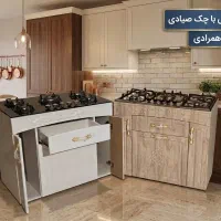 اجاق گاز مبله صفحه استیل یا شیشه فروش اقصادی