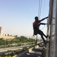 پیچ رولپلاک و شستشو نما،درزانقطاع،نماشویی با طناب