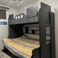 تخت دوطبقه بسیاربزرگ ومحکم|تخت و سرویس خواب|شاهین‌شهر, عطار|دیوار