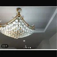 لوستر ۱۲ شاخه استیل ضد زنگ