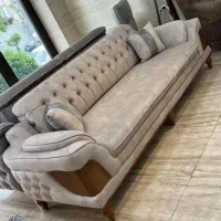 مبل راحتی رزالینا فرانسوی شیک با طرح تعویض