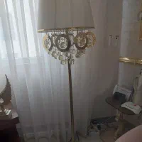 آباژور ایستاده طلایی  سنگین|چراغ خواب و آباژور|مشهد, زمانه|دیوار