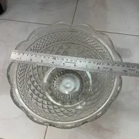 میوه خوری و کیک خوری کریستال سنگین آمریکایی