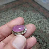 انگشتر نقره سنگ یاقوت صورتی|جواهرات|کلاردشت, |دیوار