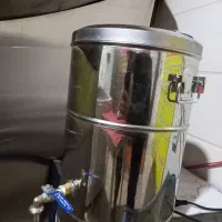 سماور برقی ۲۰ لیتری استیل دوجداره