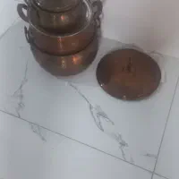 سه قابلمه مسی