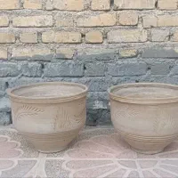 گلدان سفالی بزرگ