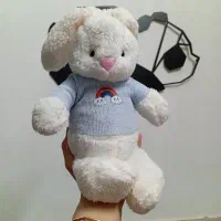 عروسک خرگوش رنگین کمانی