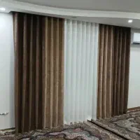 پرده مینیمال دوخت رایگان عمده ومقطوع کد 1221