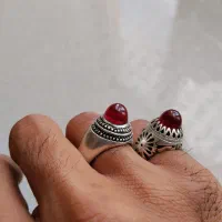 یک جفت انگشتریاقوت سرخ