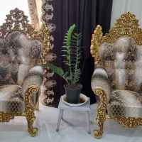 مبل سلطنتی(استیل) و ویترین|مبلمان خانگی و میز عسلی|لنجان, |دیوار