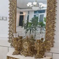 بوفه،آینه کنسول،ساعت،میزخاطره،سطل زباله وجادستمال