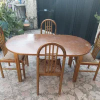 میز نهار غذا خوری|میز و صندلی غذاخوری|چالوس, |دیوار