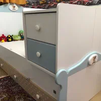 تخت دومنظوره کودک و‌نوجوان به همراه ست روتختی