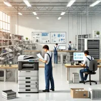 تکنسین انواع فتوکپی و چاپگر در محل مشتری