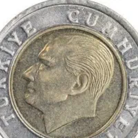 سکه ترکیه.|کلکسیون سکه، تمبر، اسکناس|گنبد کاووس, |دیوار