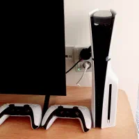 PS5 SLIM دو دسته دیسک + PREMIUM