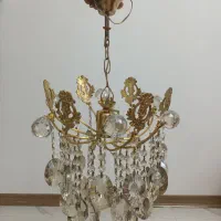 لوستر برنجی|لوستر و چراغ آویز|مشکیندشت, |دیوار