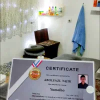 ورامین قرچک قلنج ماساژ بادکش سنگ داغ