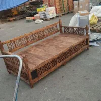تشک و پشتی تخت جی دکو سنتی|مبلمان خانگی و میز عسلی|کرج, حصارک بالا|دیوار
