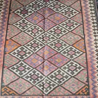 گلیم فرش دستباف|گلیم، جاجیم، گبه|کرمان, |دیوار