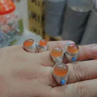 انگشتر عقیق یمنی اصل کهنه