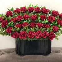 دسته گل و باکس گل روبانی و دسته گل عروس پول آرایی