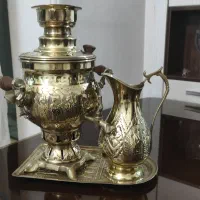 سماور ذغالی کاملا سالم قدیمی