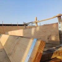 تخته بنایی چوب صنوبر و روسی