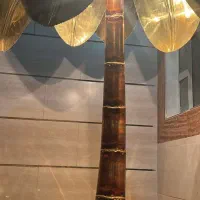 آباژور نخل مسی تزئینی|چراغ خواب و آباژور|خرمآباد, |دیوار