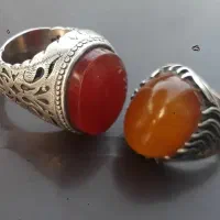 عقیق سرخ یمنی ساخت دست استادشاهرخ