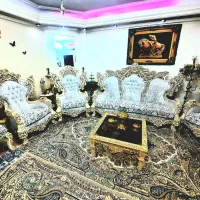 سرویس ۹ نفره مبلمان استیل باغذاخوری وارداتی|مبلمان خانگی و میز عسلی|تهران, بهمن یار|دیوار