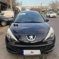 ۲۰۷ مشکی ۹۹سقف پانادرحدبا رینگ الومینیوم