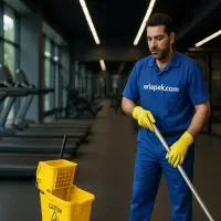 تیم نظافت و خدمات رسانی به محیط های ورزشی