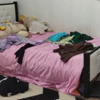 تخت فلزی،یک نفره.