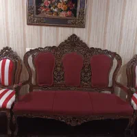 مبل جنس چوب گردو|مبلمان خانگی و میز عسلی|اهواز, شهرک دانشگاه|دیوار