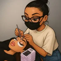 مدل اکستنشن و کاشت مژه  فقط هزینه مواد